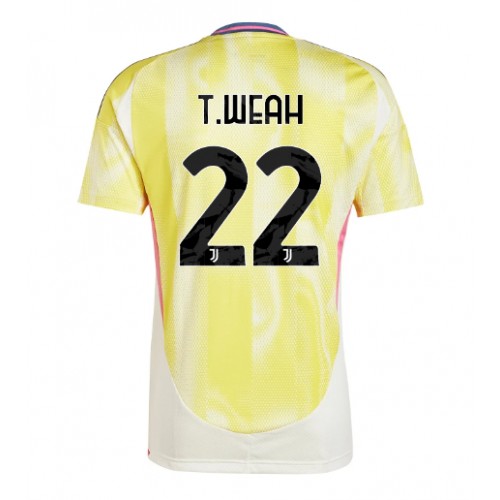 Juventus Timothy Weah #22 Gostujuci Dres 2024-25 Kratak Rukav